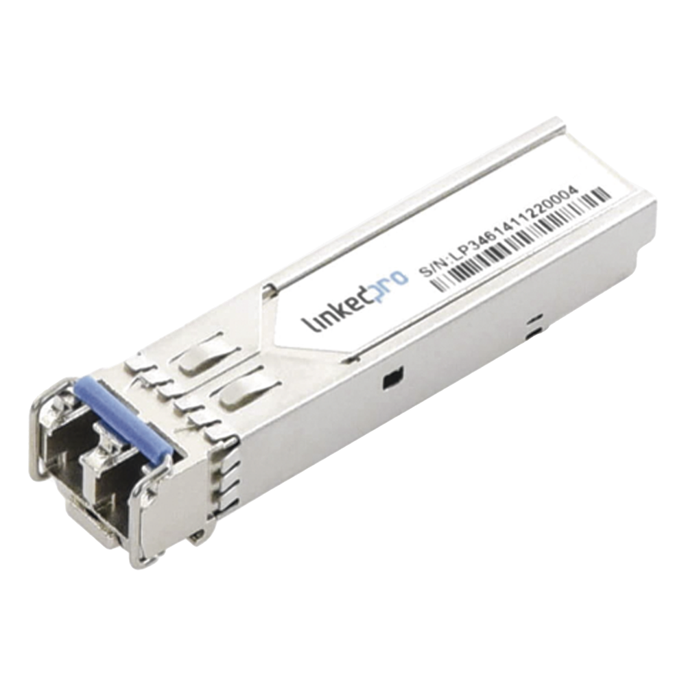Transceptor SFP LinkedPro by EPCOM LP-IND-SFP-1G-MM-2, conectores LC/UPC dúplex, alcance hasta 2 km