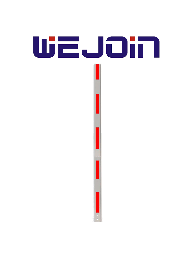 Brazo para barrera Wejoin WJSBM45, recto 4.5m, dimensiones 450 x 4.5 x 10 cm
