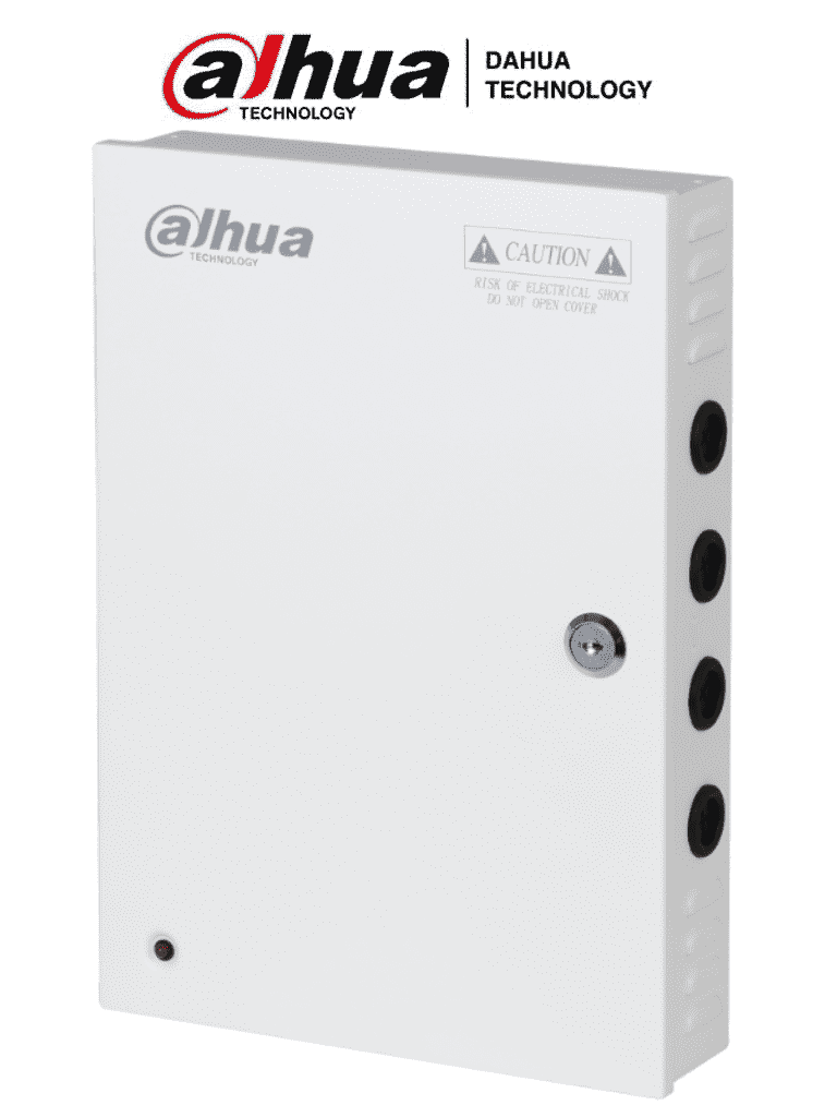 Fuente de poder con distribuidor Dahua DH-PFM342-9CH, canales 9 (hasta 3 A por canal), potencia 120 W