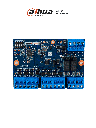 Módulo de expansión Dahua DHI-ARM808-RS, 8 entradas 2 salidas, dimensiones 90 × 62 × 12.6 mm