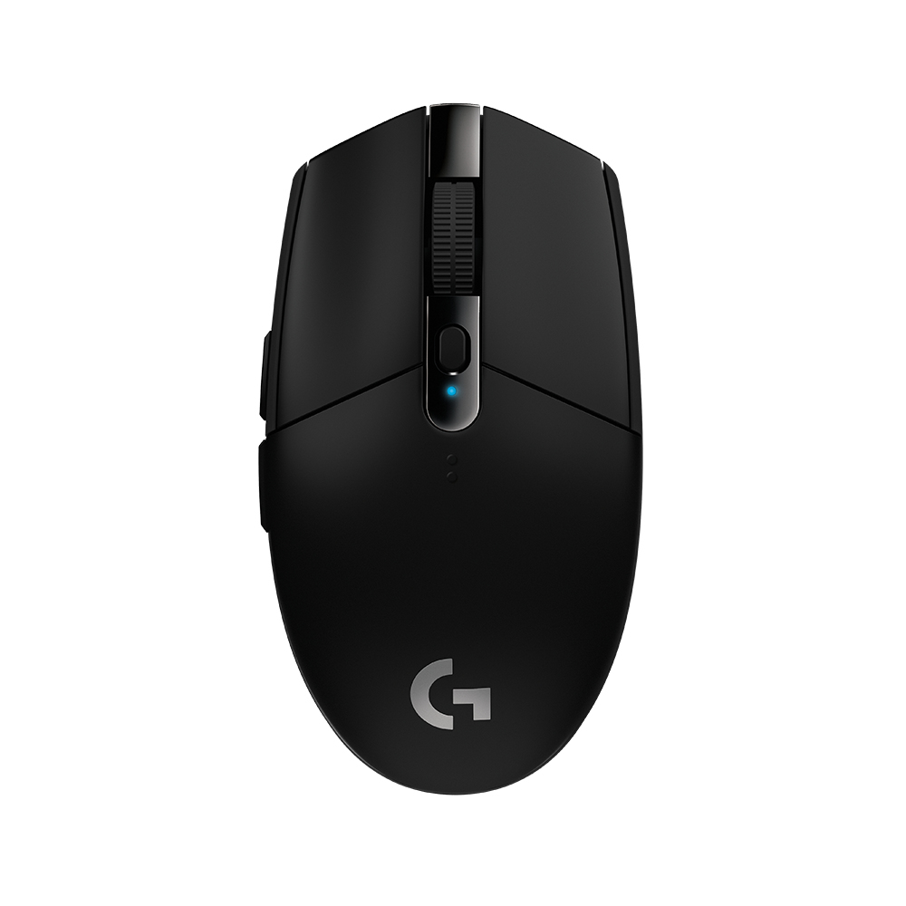 Mouse gaming Logitech G305, DPI inalámbrico, color negro, conexión inalámbrica RF por receptor USB
