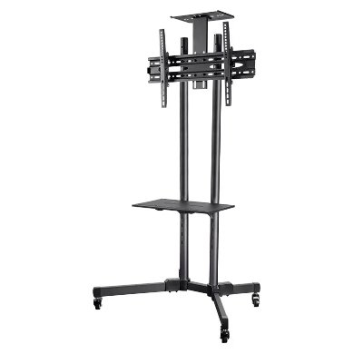 Soporte de piso móvil BRobotix 32-70, pulgadas 50 kg, material acero laminado en frío