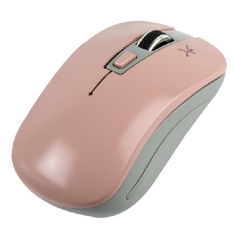 Mouse inalámbrico Perfect Choice PC-045090, color rosa, conexión inalámbrica