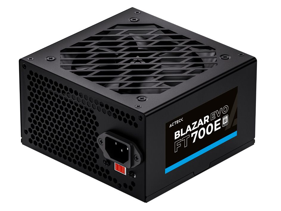 Fuente de poder ATX Acteck ES-05004E, Blazar Evo FT700E 700W, color negro