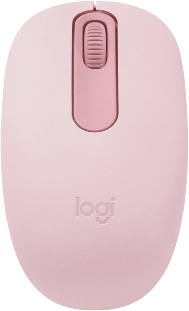 Mouse Logitech M196, Bluetooth 1000 DPI rosa, color rosa, diseño ambidiestro y compacto