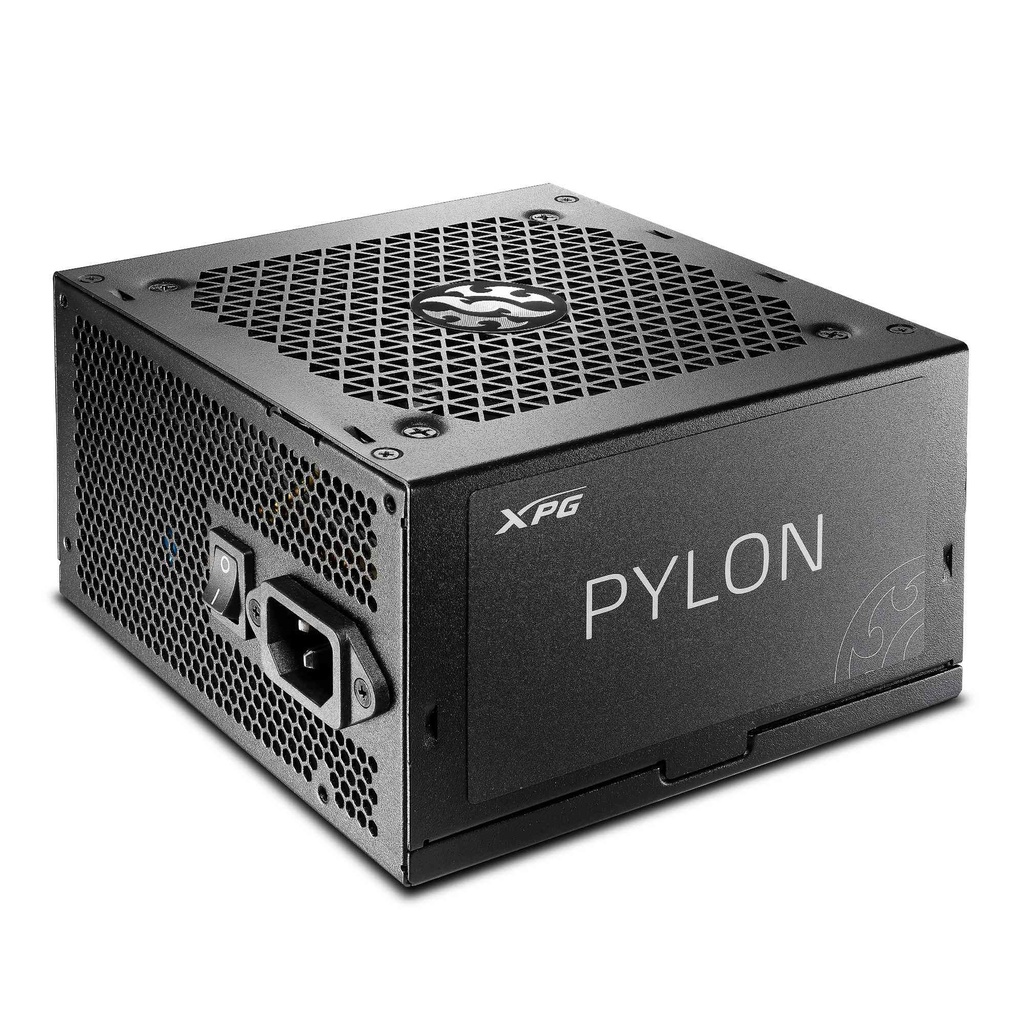Fuente de poder XPG PYLON650B-BKCUS, Pylon 650W 80 Plus Bronze ATX no modular, color negro
