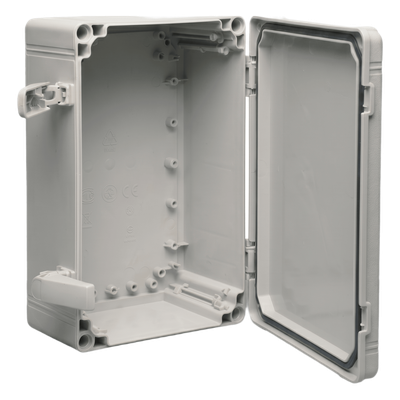 Gabinete Hoffman Q403018ABI, ABS NEMA 4X IP66 400x300x180, material ABS sin halógenos