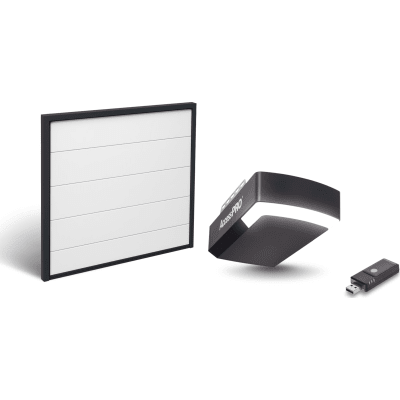 Kit puerta garage AccessPRO KIT-DOOR-149, pies madera, acabado imitación madera