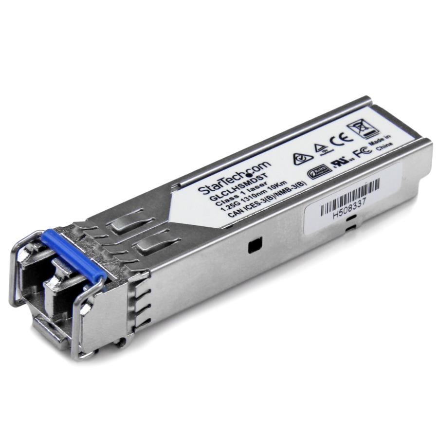 Transceptor SFP StarTech.com GLCLHSMDST, monomodo 10 km, velocidad 1.25 Gbps