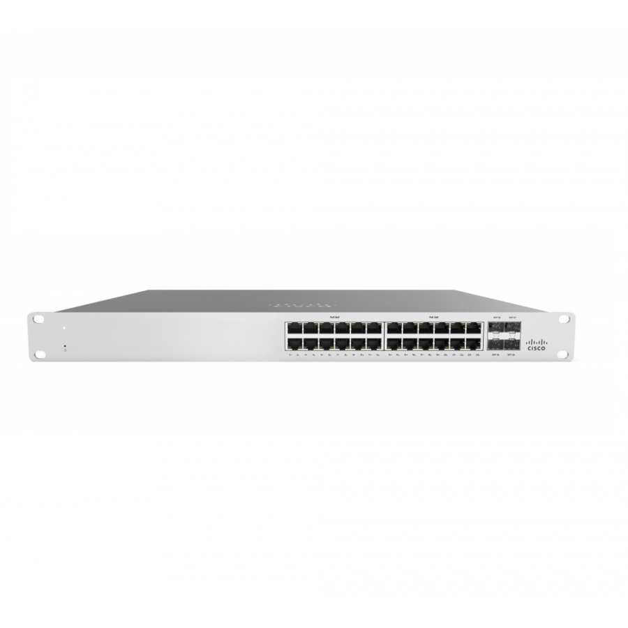 Switch Cisco MS120-24-HW, Meraki puertos Gigabit 4 SFP, capa 2