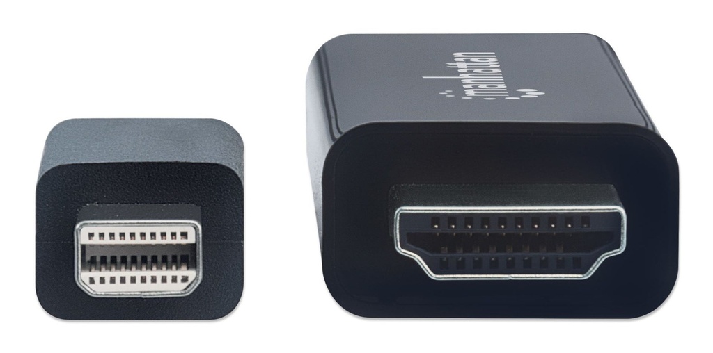 Cable Mini DisplayPort a HDMI Manhattan, longitud 1.8 m, instalación plug and play
