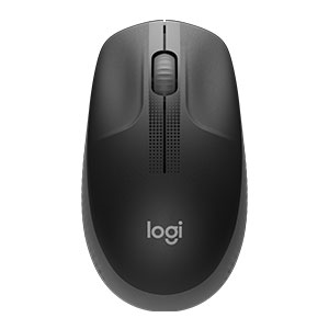 Mouse Logitech M190, inalámbrico gris 1000 DPI, color gris, dimensiones 115.4 x 66.1 x 40.3 mm