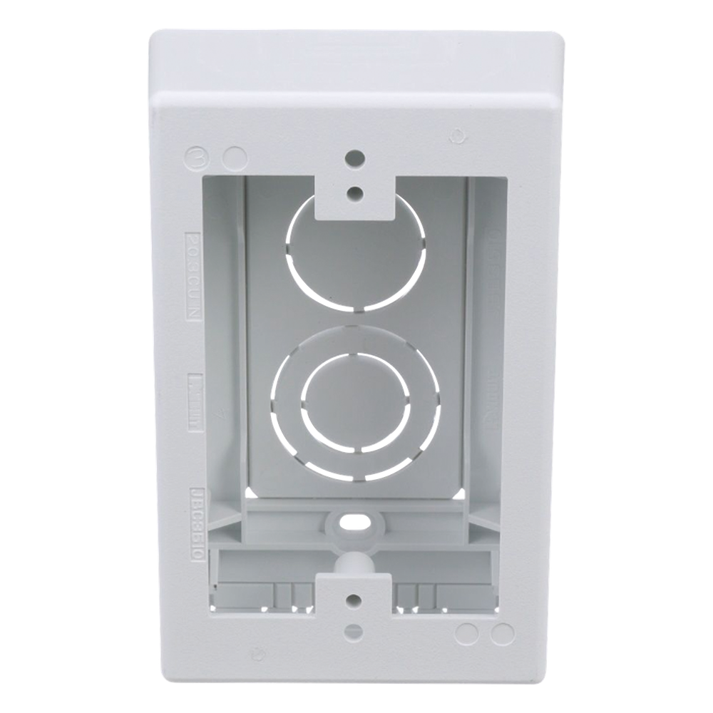 Caja de pared superficial Panduit JBX3510WH-A, PVC blanca, color blanco