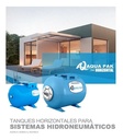Tanque horizontal Aqua Pak AQ24LH/ACD, 24 L 125 PSI, ancho 29.718 cm