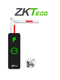 ZKTECO BGM1145L90L - Barrera Vehicular / Brazo Articulado / 4.5 Metros / Gabinete con Luz LED / Indicador de Estado / 2.5 segundos de apertura / 110v / 3 millones de ciclos / Incluye modulo Wi-Fi para conectarse con la App ZK Barrier