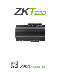 ZKTECO INBIO160 - PANEL DE CONTROL DE ACCESO PARA 1 PUERTA / 2 LECTORAS / 3 MIL HUELLAS / PULL SDK