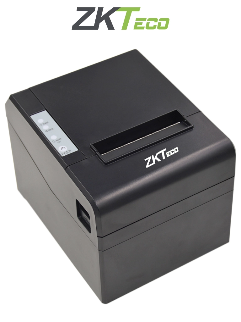 ZKTECO ZKP8001 - Impresora térmica para terminal punto de venta o control de asistencia / USB / 80 mm / RS232 / 24V