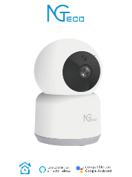 NGTECO NGC2401 - Cámara IP PT WiFi / 1080p Full-HD / Lente 3.6mm / Visión panorámica e inclinación / Visión Nocturna / Almacenamiento Local y en la Nube / Audio Bi-direccional