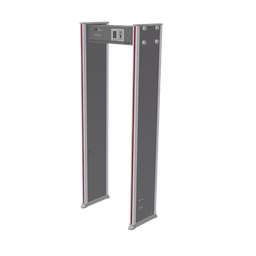 ZKTECO D2180 - Arco Detector de Metales Estándar de 18 Zonas / Pantalla LCD 3.5° / 256 Niveles de Sensibilidad / Contador para Alarma y Personas