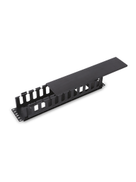 SAXXON J6069 - Organizador de cable horizontal para rack / Un lado / Plastico / 2U