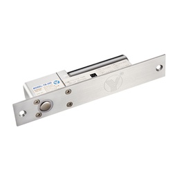 YLI YB300 - Cerradura Eléctrica de perno para Control de Acceso / Función NO / Voltaje 12 y 24 VDC / Retardo 3,6 y 9 segundos / Fail Secure / Compatible con controles de acceso / Compatible Soporte de fijación BBK600