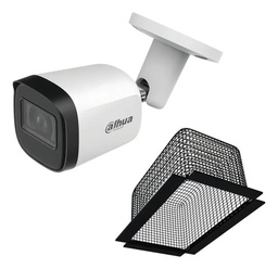 Kit Cámara Bullet 5 Mp 2.8mm IR 20M IP67 Metalica+ Protección Antivandálica HERA-G