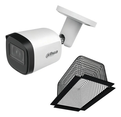 Kit Cámara Bullet 5 Mp 2.8mm IR 20M IP67 Metalica+ Protección Antivandálica HERA-G
