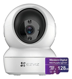 Mini Cámara PT IP Wifi 2 MP H6C + MicroSD 128GB