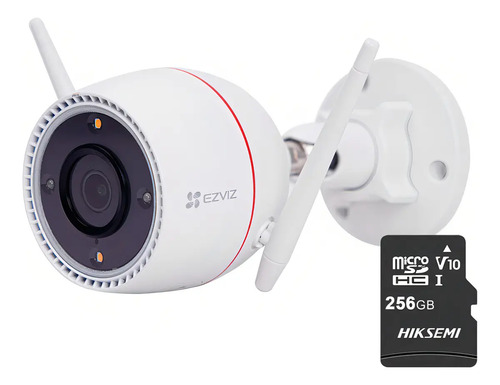 Kit Ezviz Cámara Bala IP 3MP Wifi Con MicroSD 256GB CS-C3TN3-MP