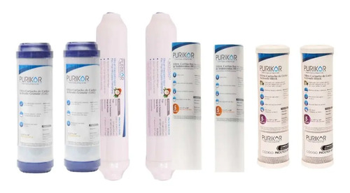Kit De Mantenimiento De 1 Año Purikor, Pkro10-5, Pkuf-5