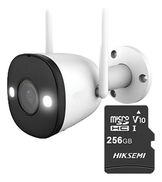 IMOU Bullet IPC-F42FEN-0280B-imou Cámara IP Bullet de 4Mp con MicroSD 256gb y Letrero disuasivo Wifi FullColor Audio Dos Vías Disuasión Activa Estrobo y Sirena Integrado 102° 2.8 mm 30M IR H.265 F42FEN IP67