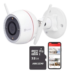 Kit Ezviz Cámara Bala IP 3MP Wifi Con MicroSD 32GB CS-C3TN3-MP
