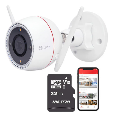 Kit Ezviz Cámara Bala IP 3MP Wifi Con MicroSD 32GB CS-C3TN3-MP