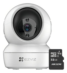 Mini Cámara PT IP Wifi 2 MP H6C + MicroSD 32GB
