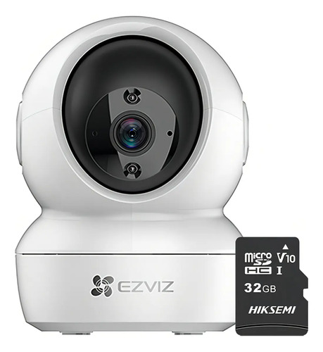 Mini Cámara PT IP Wifi 2 MP H6C + MicroSD 32GB