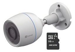 Ezviz Cámara Bala Wifi 2MP + MicroSD 32GB