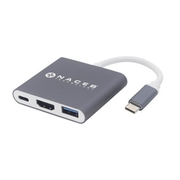 ADAPTADOR TIPO C A HDMI+USB 3.0 + PD NA-0111