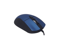 MOUSE ALAMBRICO USB AZUL NA-0115A