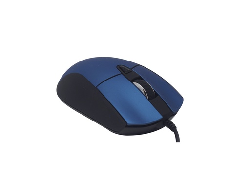 MOUSE ALAMBRICO USB AZUL NA-0115A
