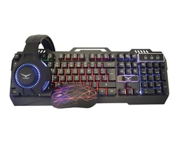 KIT GAMER 4 EN 1 TECLADO/MOUSE/HEADSET/MOUSE PAD NA-0925