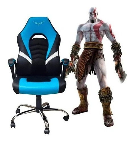 SILLA GAMER NACEB TITAN AZUL NA-0935A