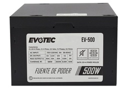 FUENTE DE PODER EVOTEC 500W EV-500