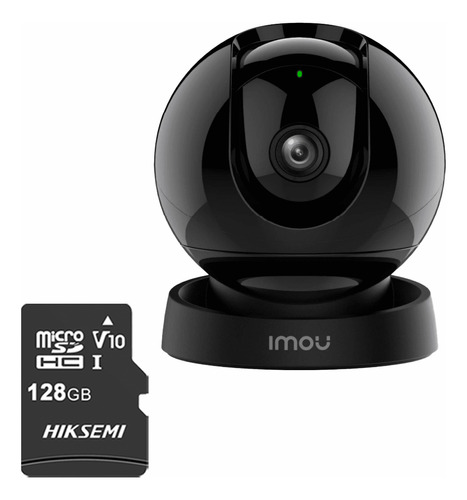 IMOU Cámara Domo IP PT REX 2D Wifi 3 MP IPC-GK2DN-3C0W-PLUS-128 Smart Tracking IR de 10 Metros Audio 2 Vias Microfono y Altavoz Integrados Alarma de Sonido Anormal Con MicroSD 128GB Detección de Humanos Modo Privacidad Máxima Seguridad GK2DN Fácil Instalación