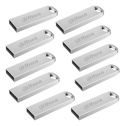 Kit de 40 USB Flash Drive 64GB Plata metálica USB-U106-20-64GB
