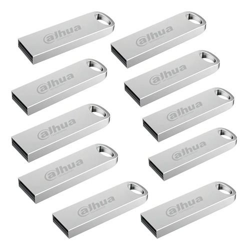 Kit de 40 USB Flash Drive 64GB Plata metálica USB-U106-20-64GB