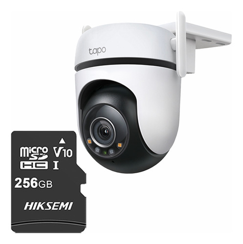 TP-LINK Cámara de seguridad TAPO-C520WS-PLUS-256 inteligente Con MicroSD 256GB Wi-Fi 360º 4MP Audio Bidireccional Detección de Humanos Protección Exterior IP66 Indicador LED C520WS Resolución 2k
