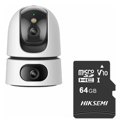 Imou Cámara de seguridad Ranger 6MP IPC-S2XN-6M0WED-PLUS-64 Con MicroSD 64GB Doble Lente FULLCOLOR Imou Sense Uso Interior Alta definición Audio Doble Vía Detección de humanos 6M0WED Modo Privacidad