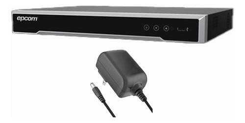 Epcom Kit DVR 4 Canales TurboHD + 4 Canales IP 8 MP 4K Tecnología Acusense Evita Falsas Alarmas + Audio por Coaxitron 4 Entradas de Alarma 1 Salida de Alarma + Detección de Rostros