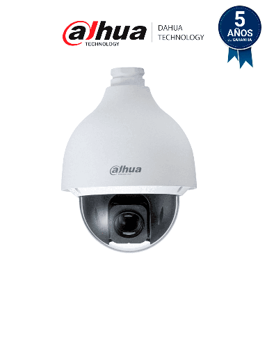DAHUA DH-SD50225DBN-HC - Camara PTZ Antivandálica de 2 Megapixeles/ 25x de Zoom Optico/ WDR Real de 120 dB/ Starlight/ IP66/ IK10/ BLC/ HLC/ 360 Grados continuos/ #LoNuevo