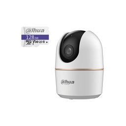 Dahua & Cronos Cámara Ip Pt H4a Wifi De 4 Mp Serie Hero Lente De 3.6mm Ir De 10 Metros Detección De Humanos Microfono Y Altavoz Incorporados Puerto Rj45 +  Microsd Hasta 128gb Fácil Instalación Blanca DHT0060085